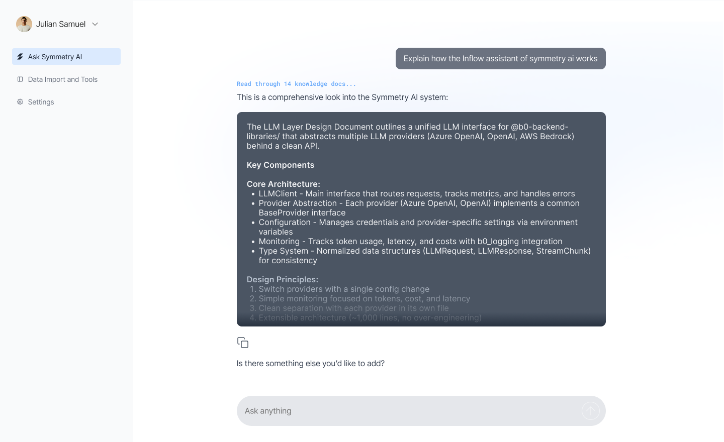 Dashboard — with prompt